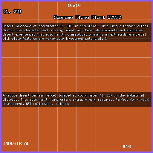 Supreme Flame Plant 52872