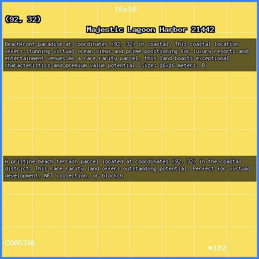 Majestic Lagoon Harbor 21442