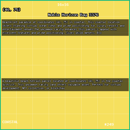 Noble Horizon Bay 3376