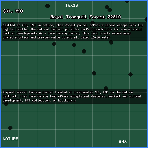 Royal Tranquil Forest 72819