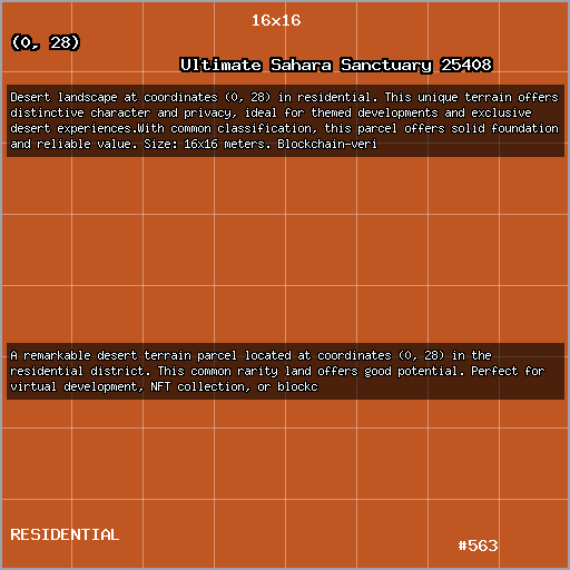 Ultimate Sahara Sanctuary 25408