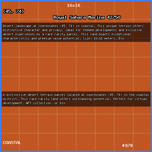 Royal Sahara Marina 42750